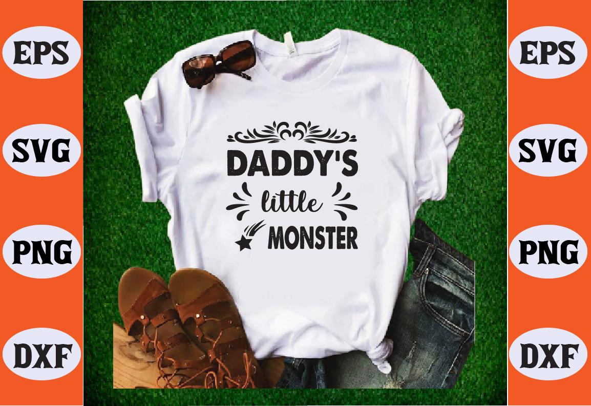 Daddy’s Little Monster Svg