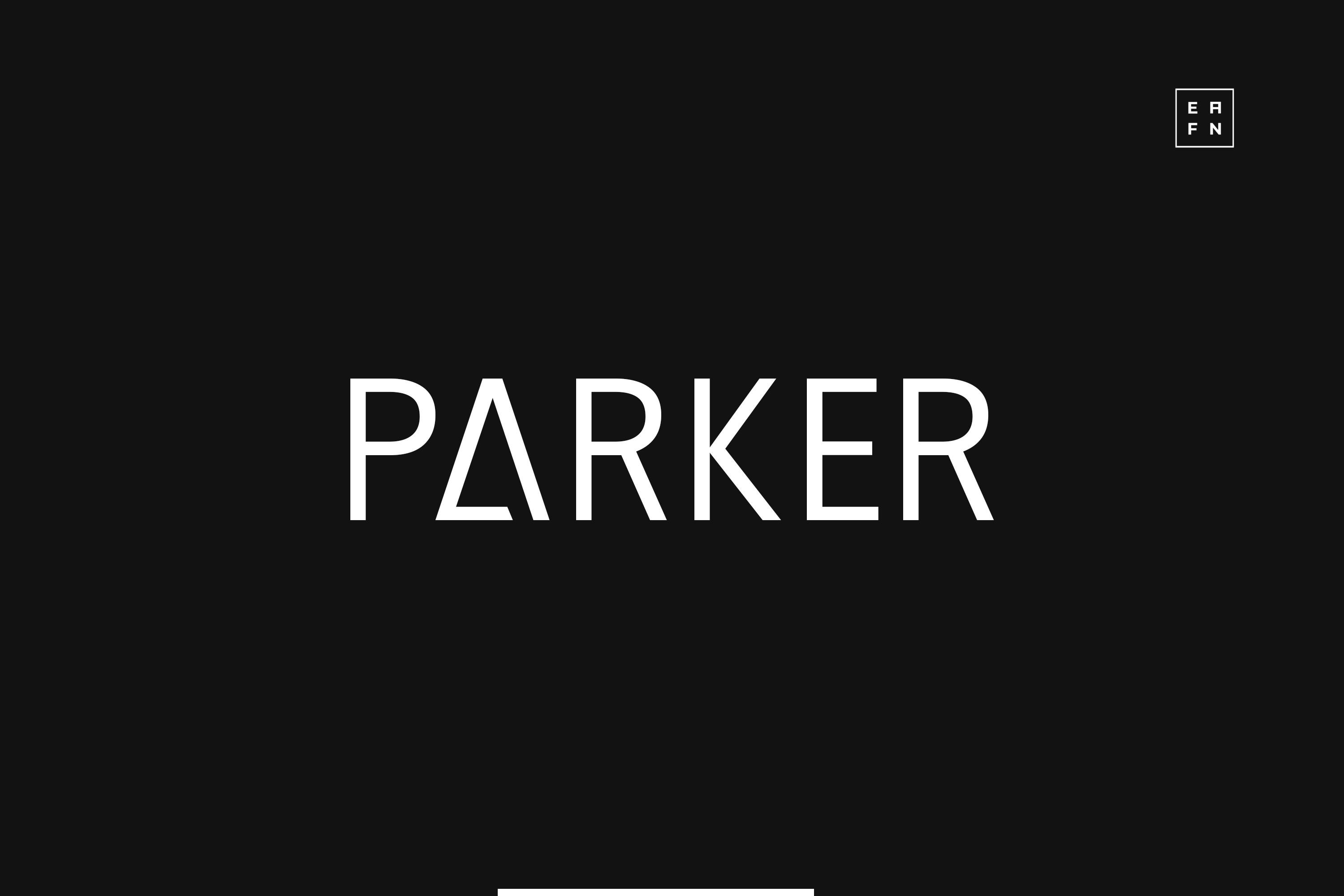 Parker Font