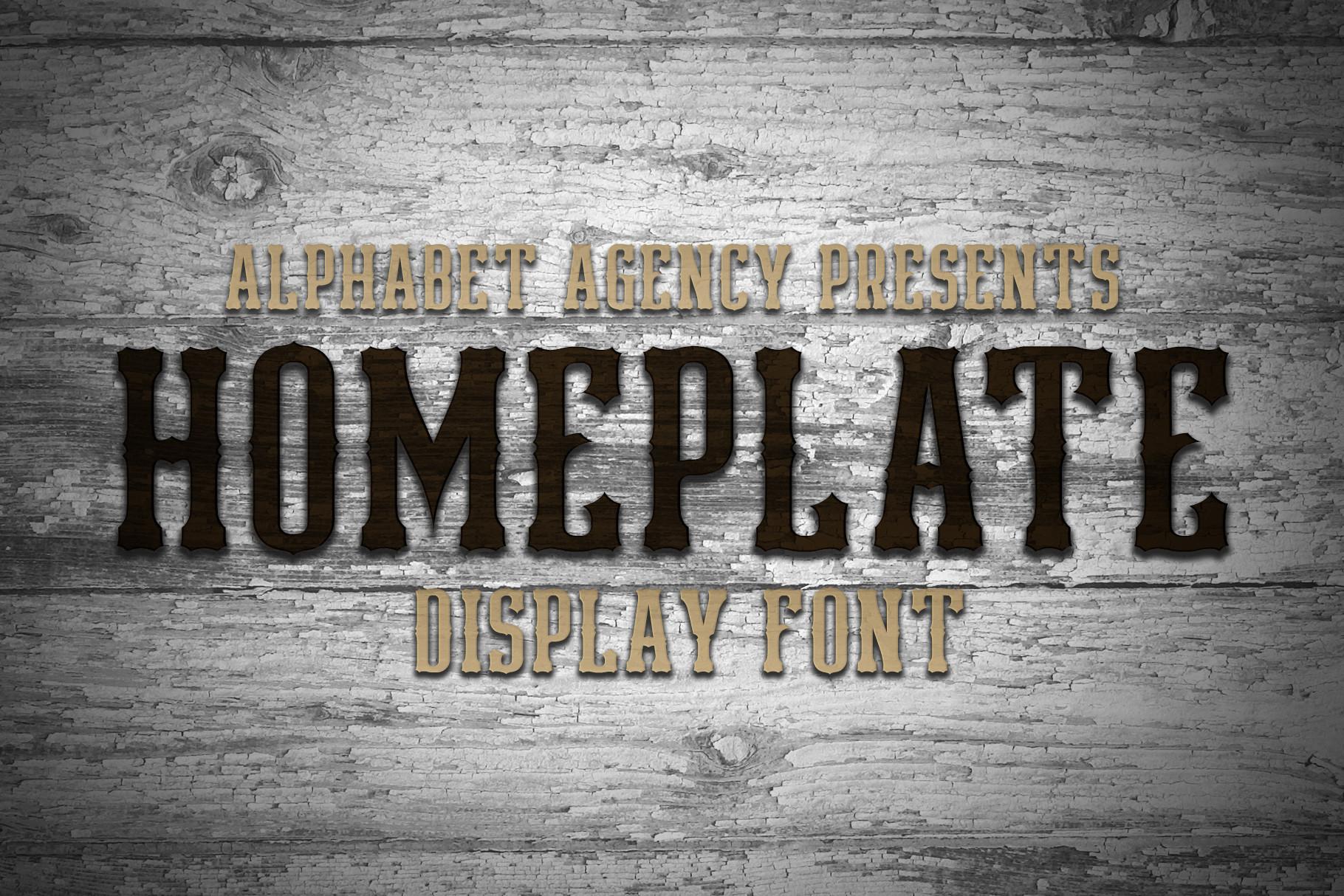 Homeplate Font
