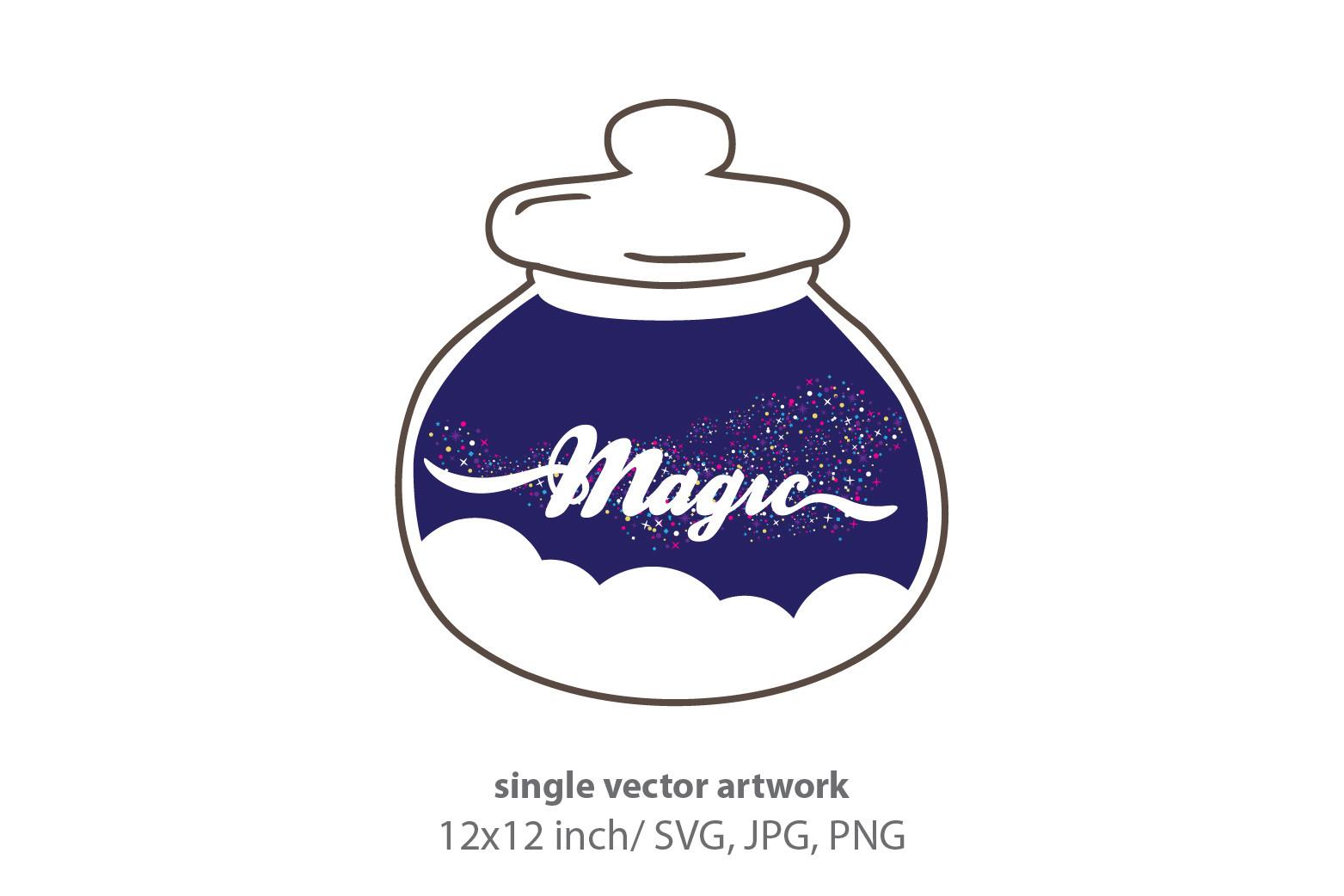 Magic Inside Old Fashion Apothecary Jar