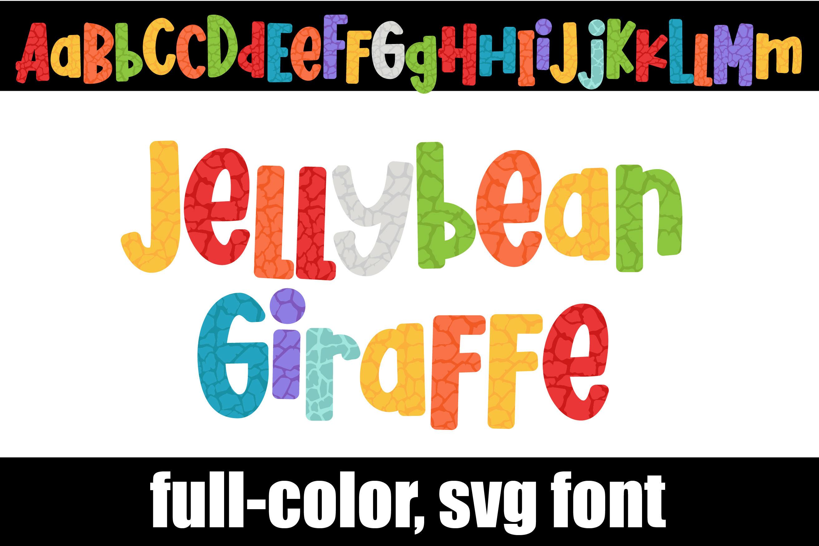 Jellybean Giraffe Font