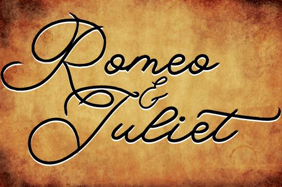 Romeo and Juliet Font