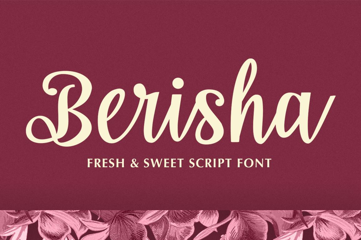 Berisha Script Font