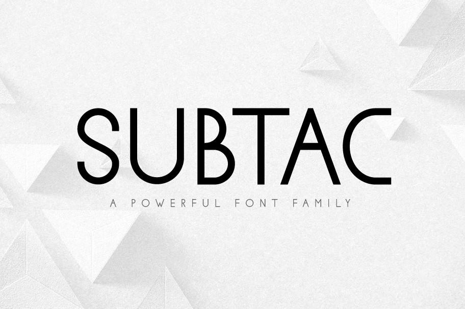 Subtac Font