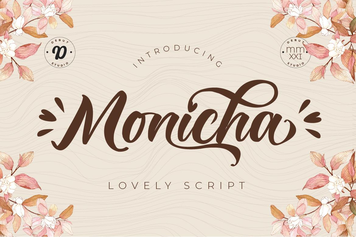 Monicha Script Font