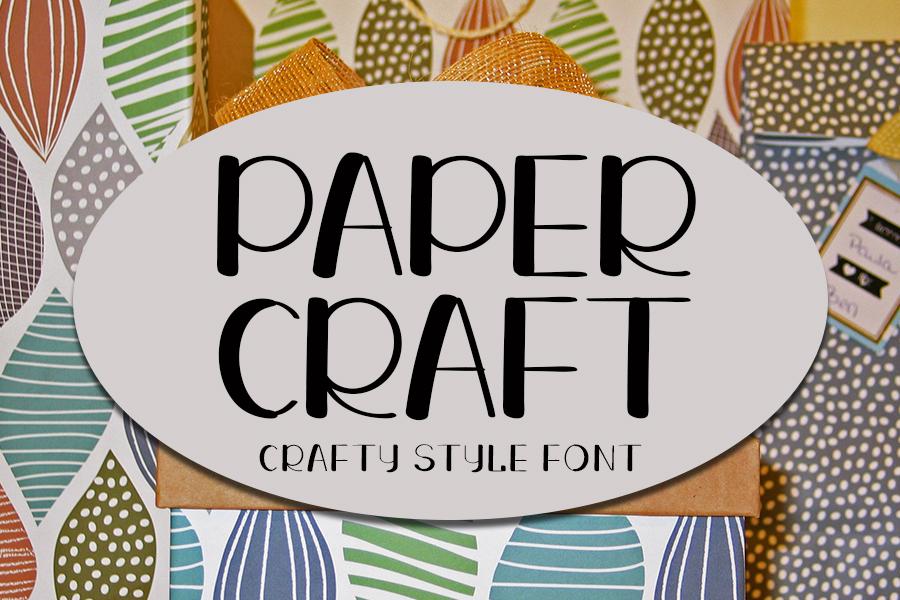 Paper Craft Font
