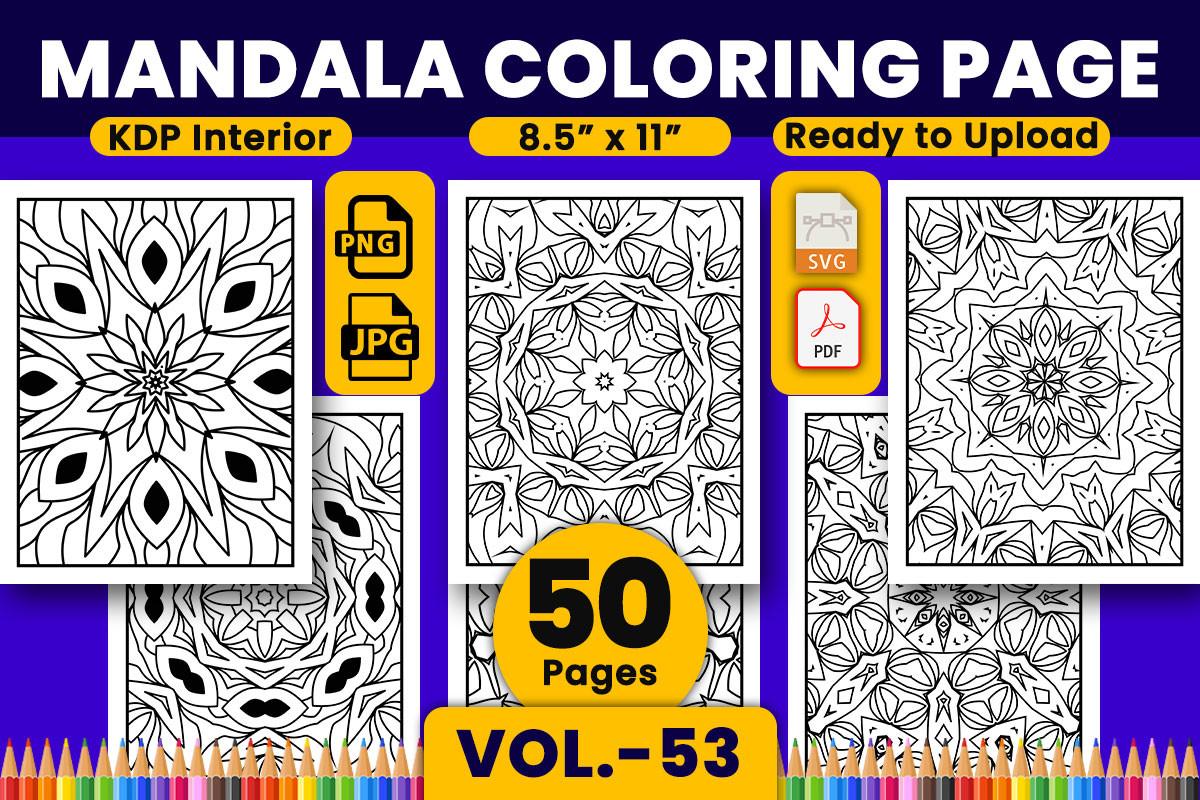Mandala Coloring Page Kdp Interior