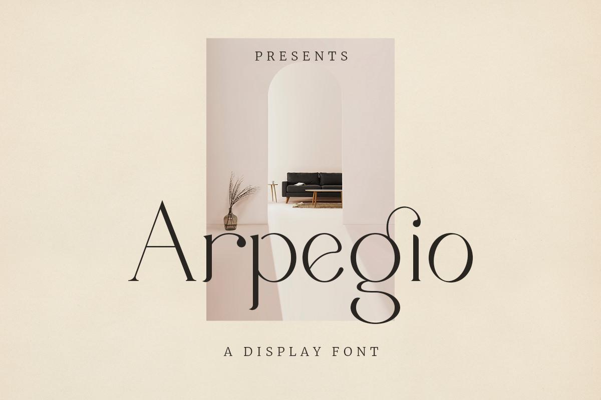 Arpegio Font
