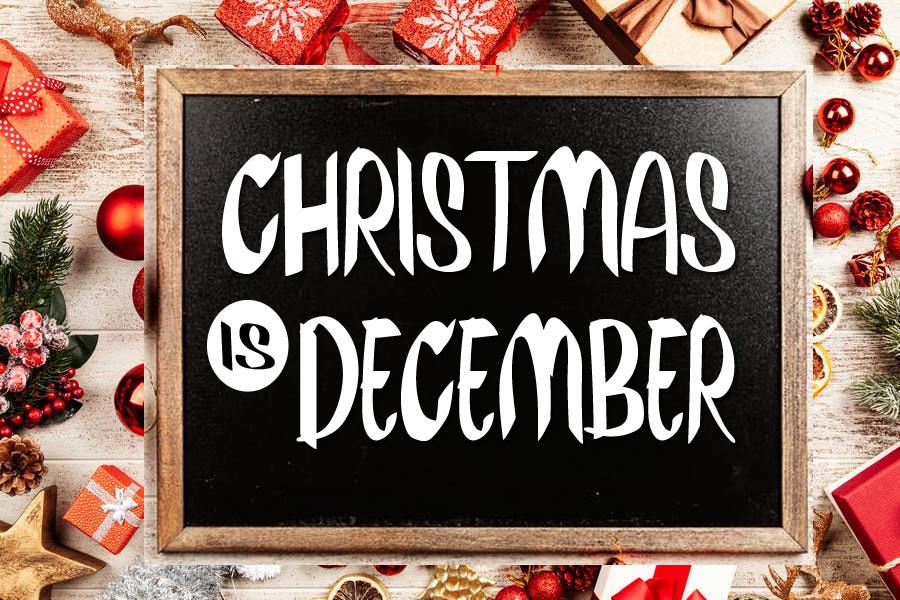 Christmas in December Font