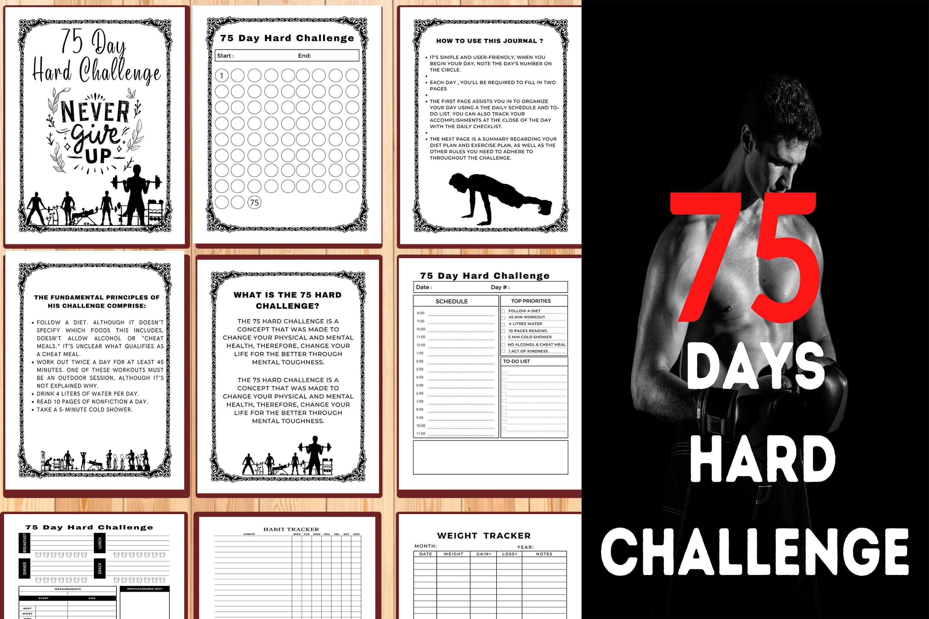 75 Day Hard Challenge Journal