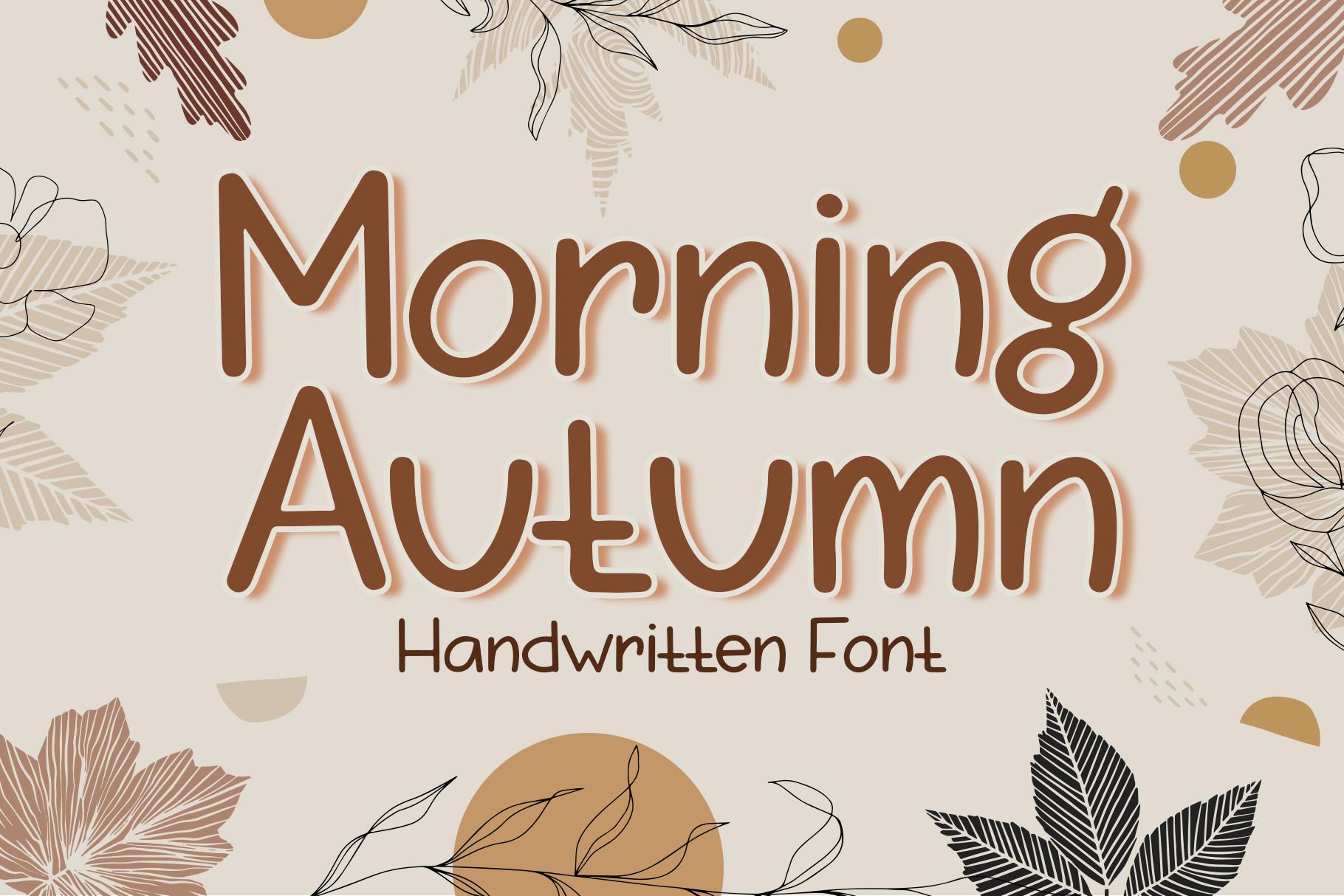 Morning Autumn Font