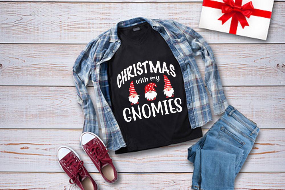 Gnome Svg Design, Christmas Gnomies with