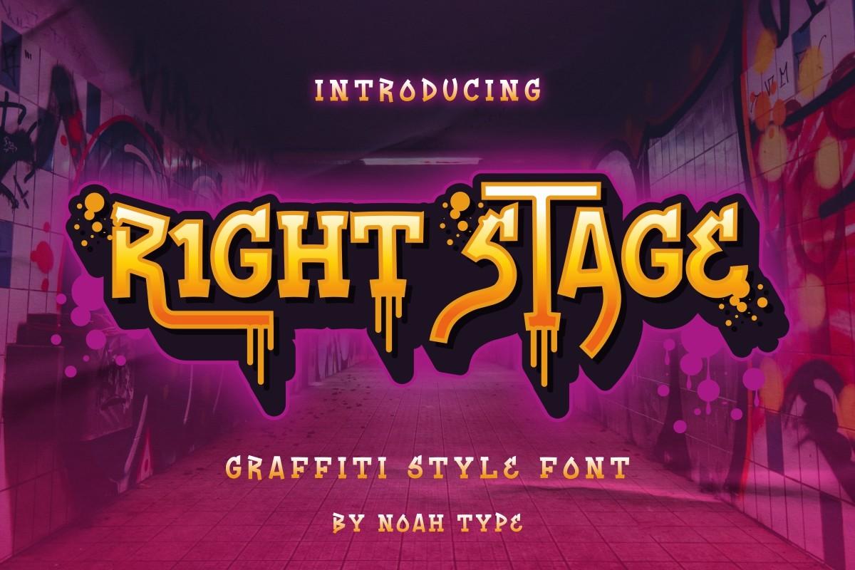 Right Stage Font