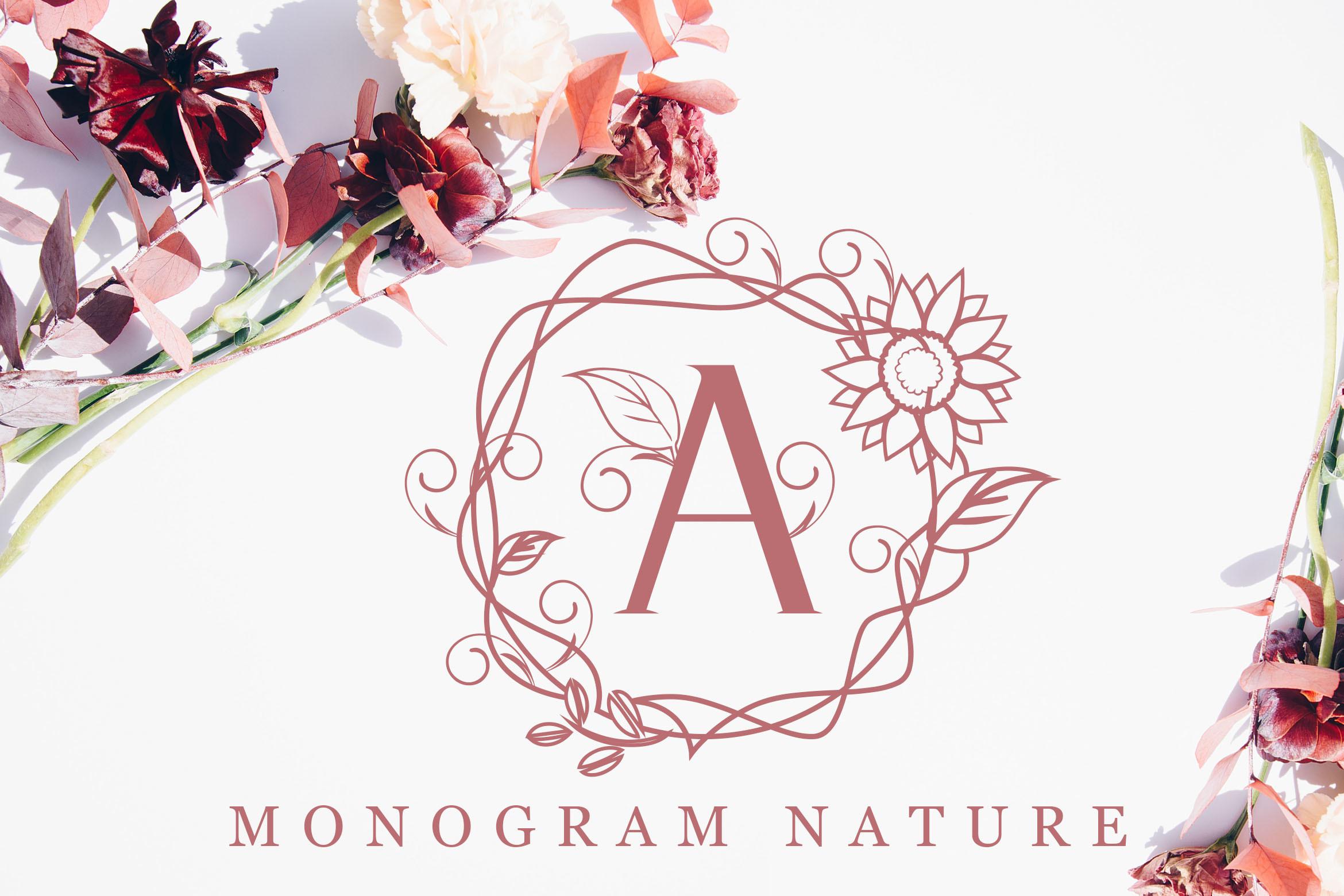 Monogram Nature Font