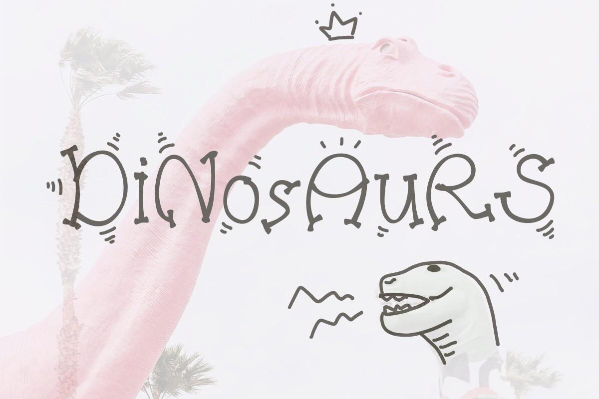 Dinosaurs Font