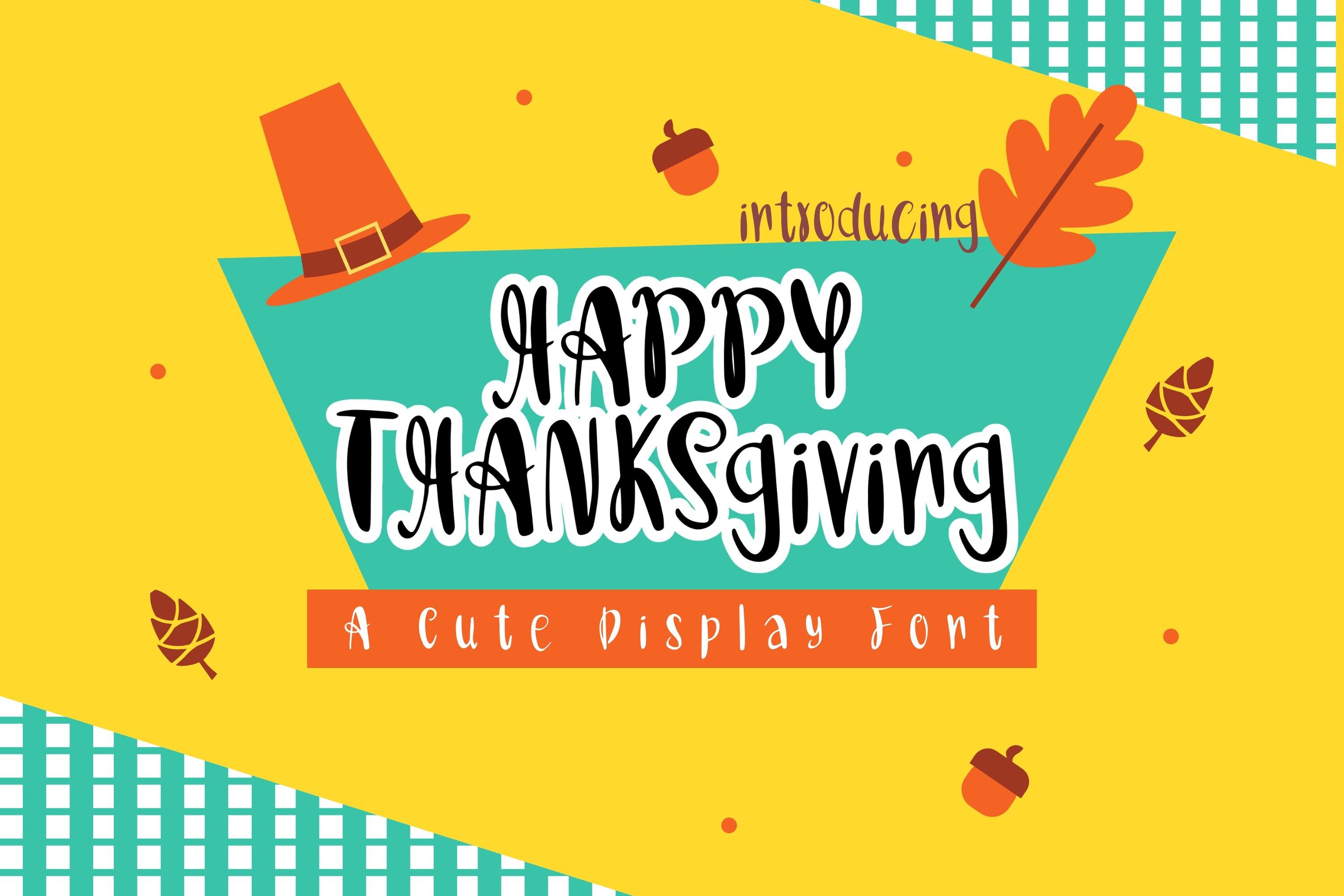 Happy Thanksgiving Font