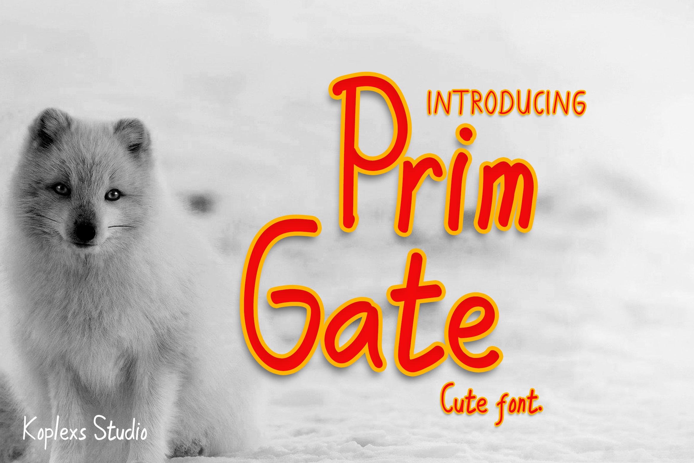 Prim Gate Font
