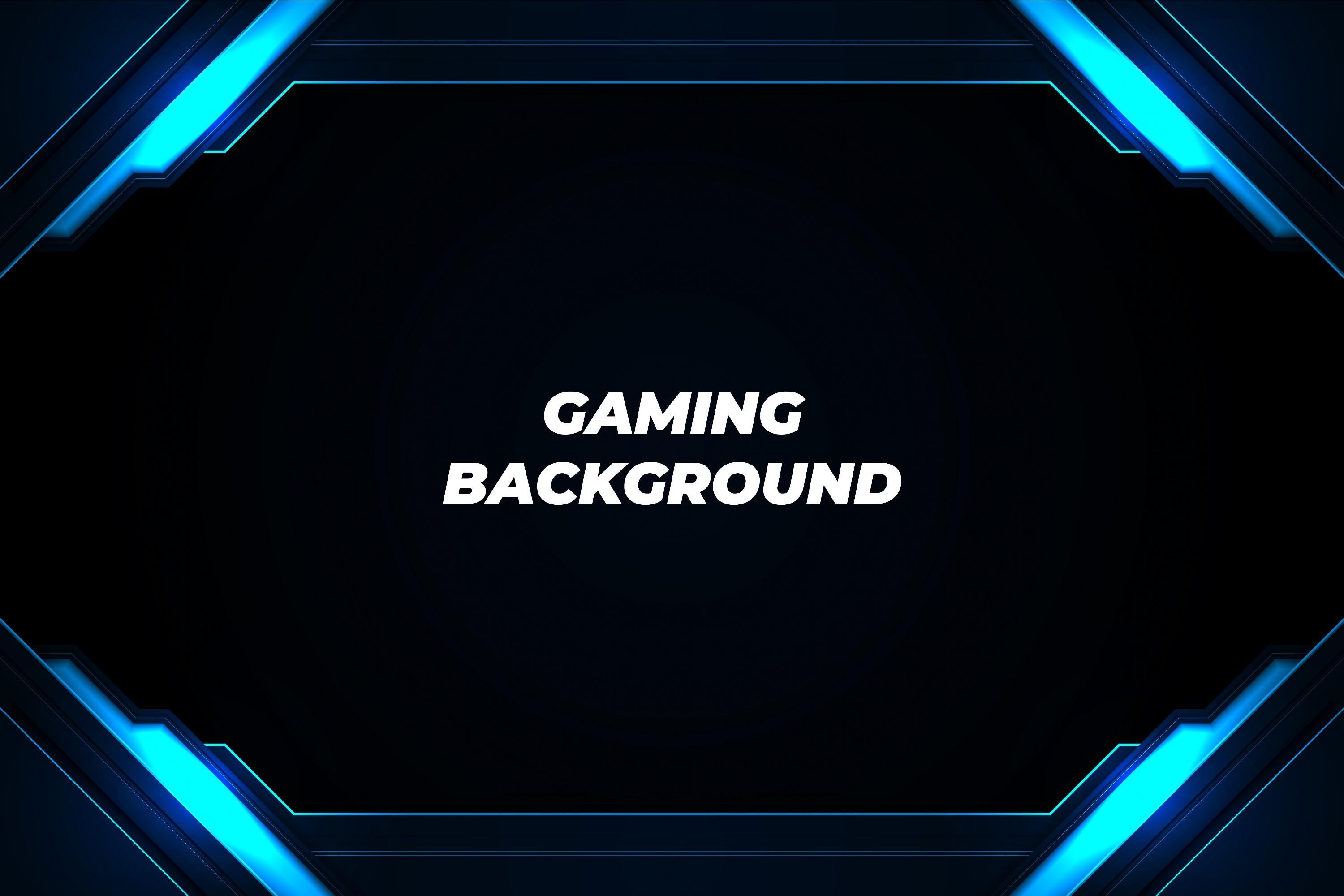 Gaming Background Black and Blue