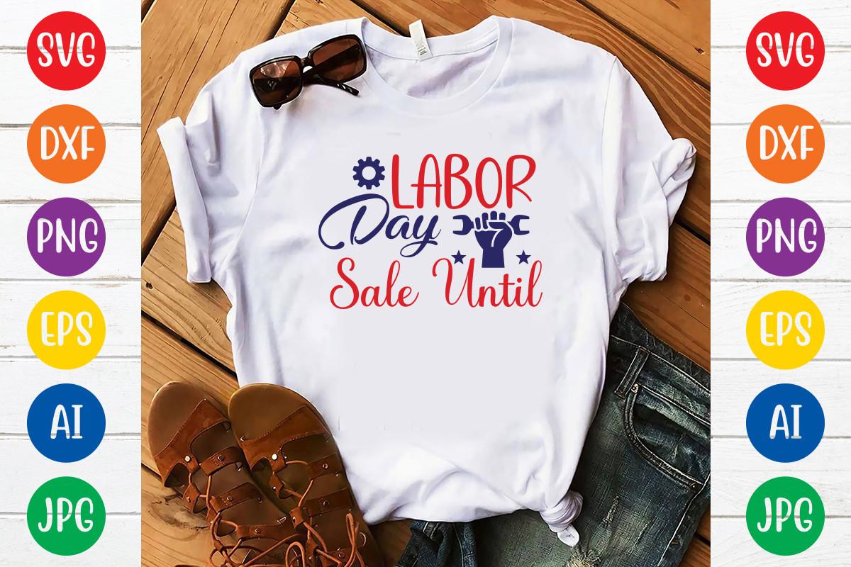Labor Day Sale Until Svg Design