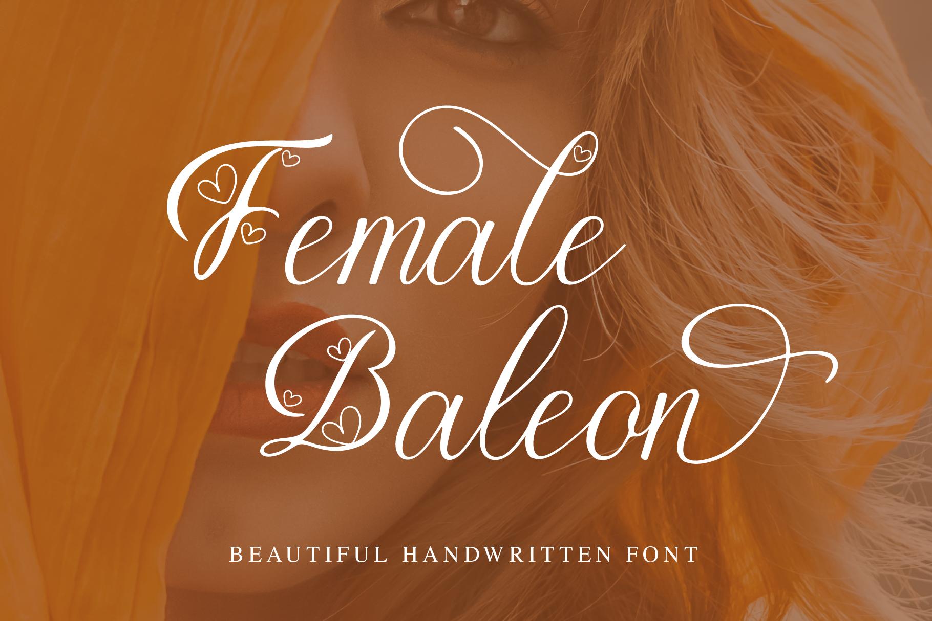 Female Baleon Font