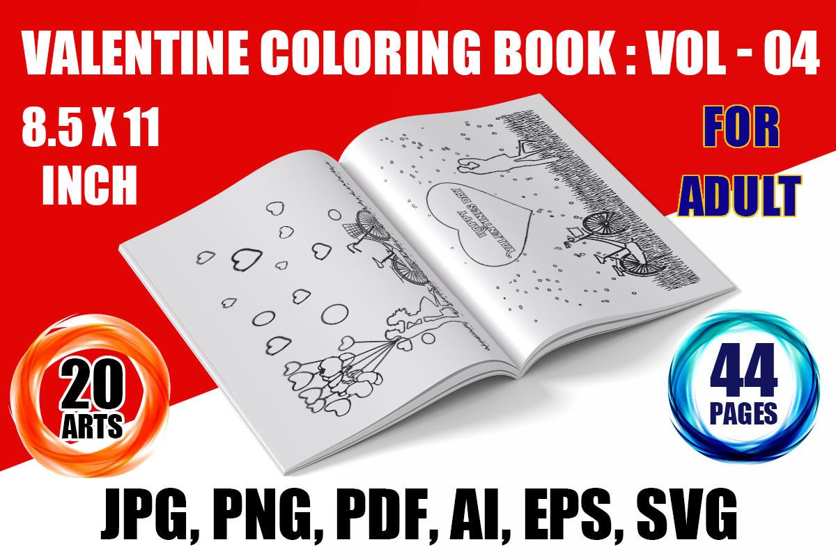 VALENTINE COLORING PAGES for ADULT_VOL04