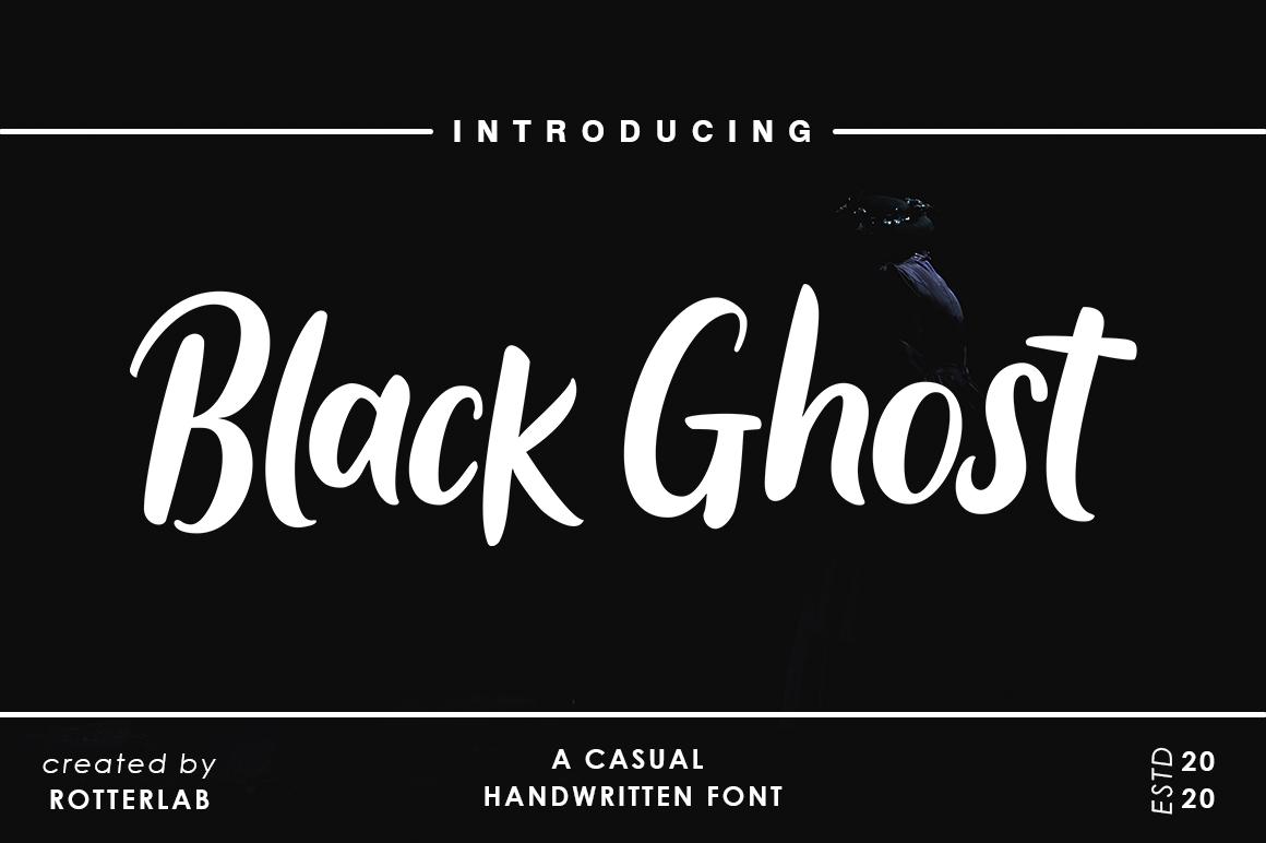 Black Ghost Font
