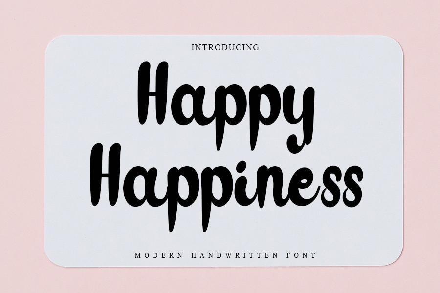 Happy Happiness Font