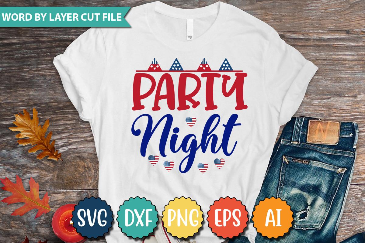 Party Night Svg