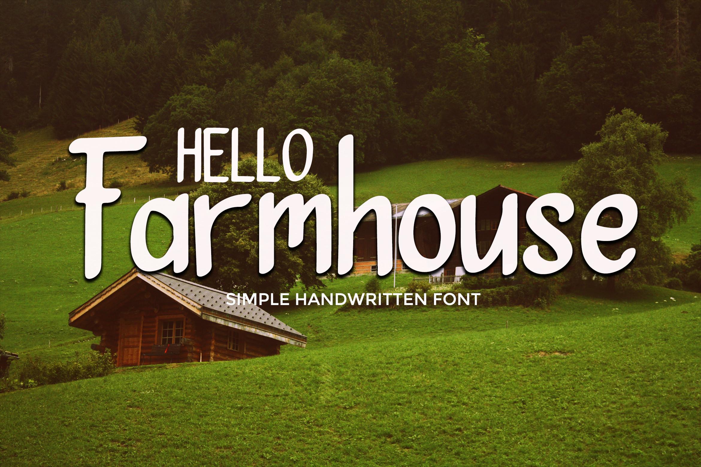 Hello Farmhouse Font