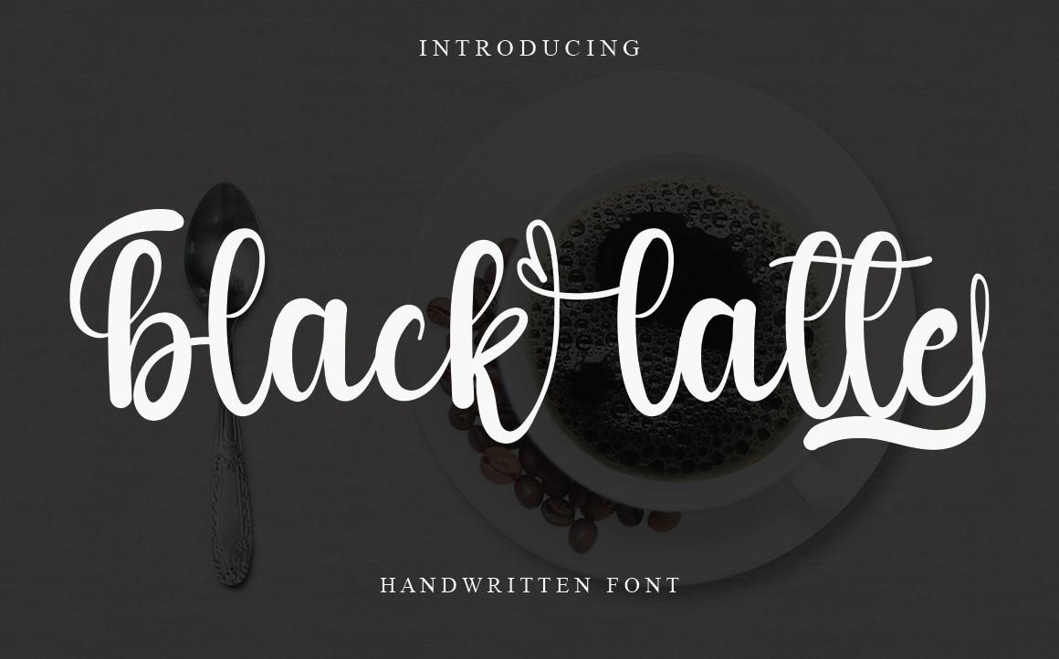 Black Latte Font