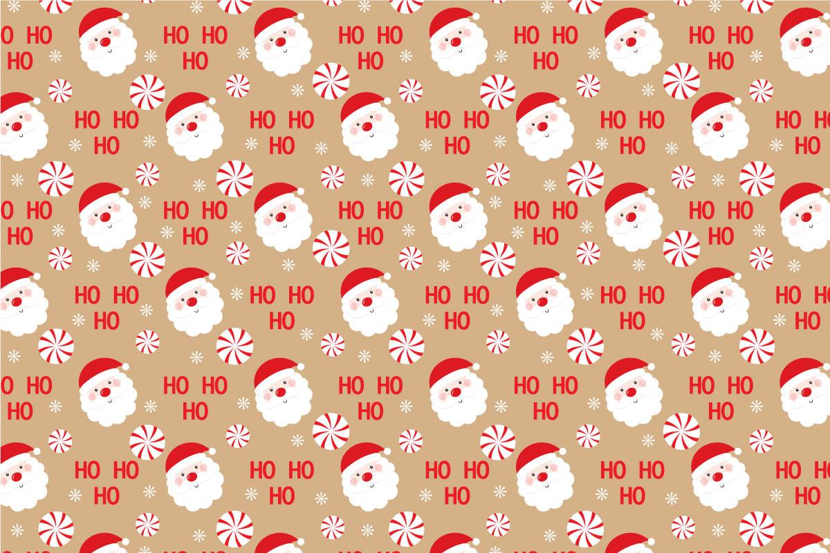 Santa Claus Seamless Pattern Design