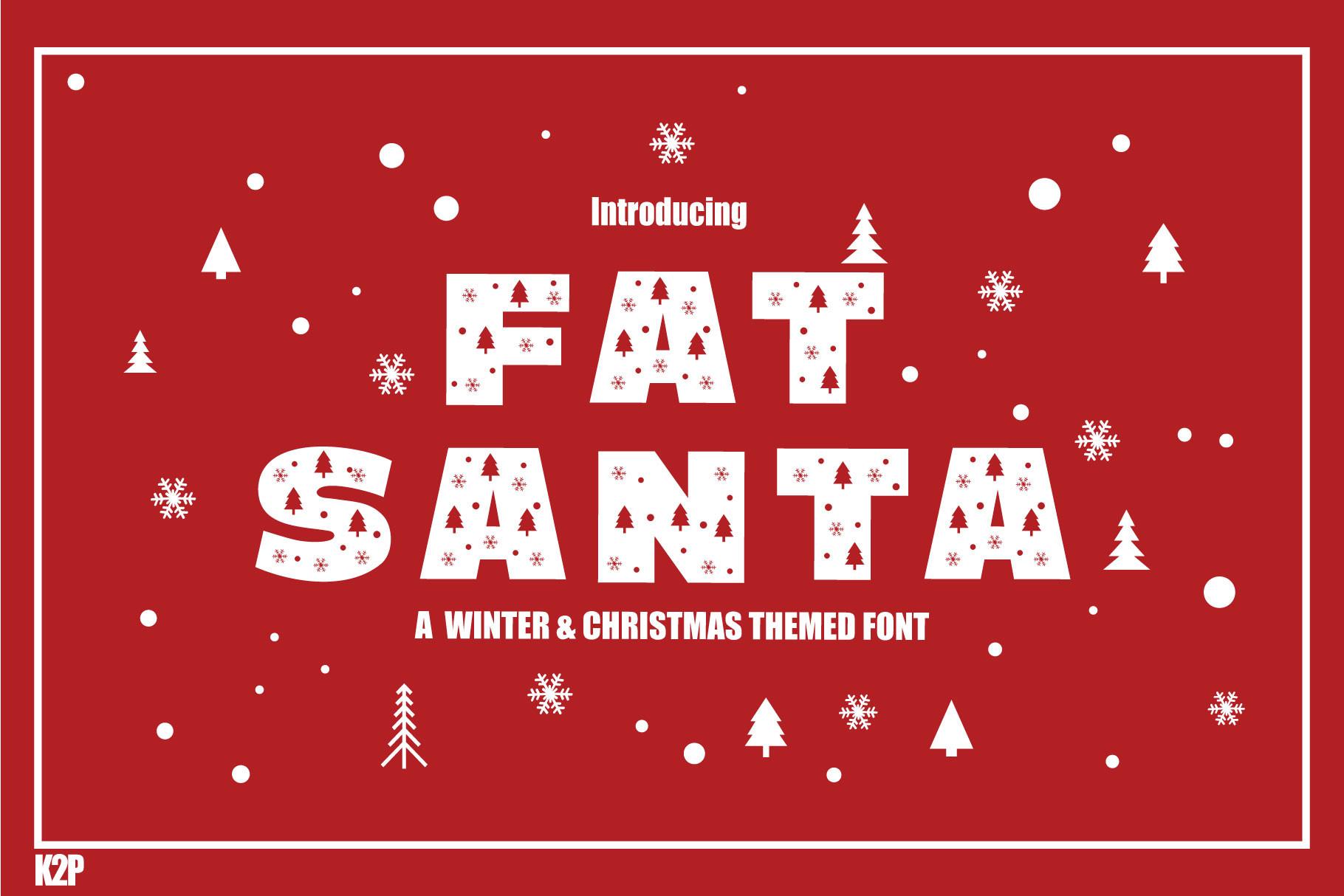Fat Santa Font
