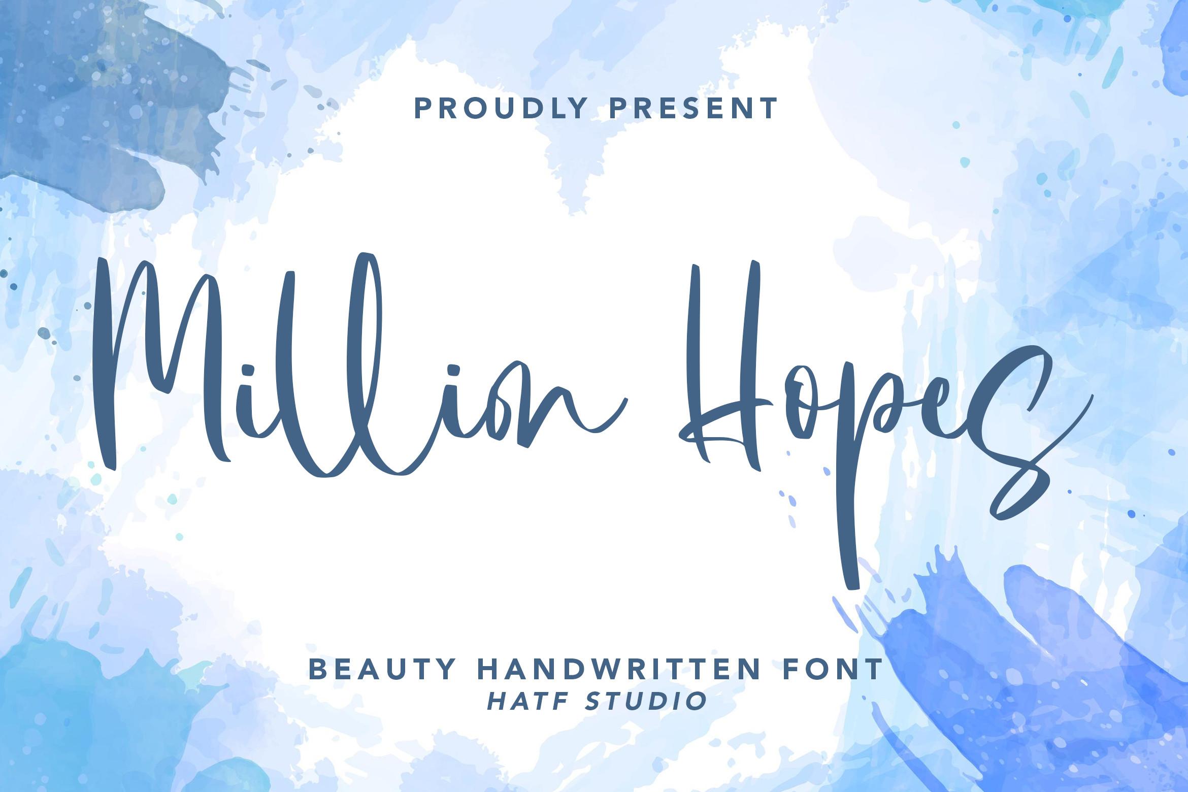 Million Hopes Font