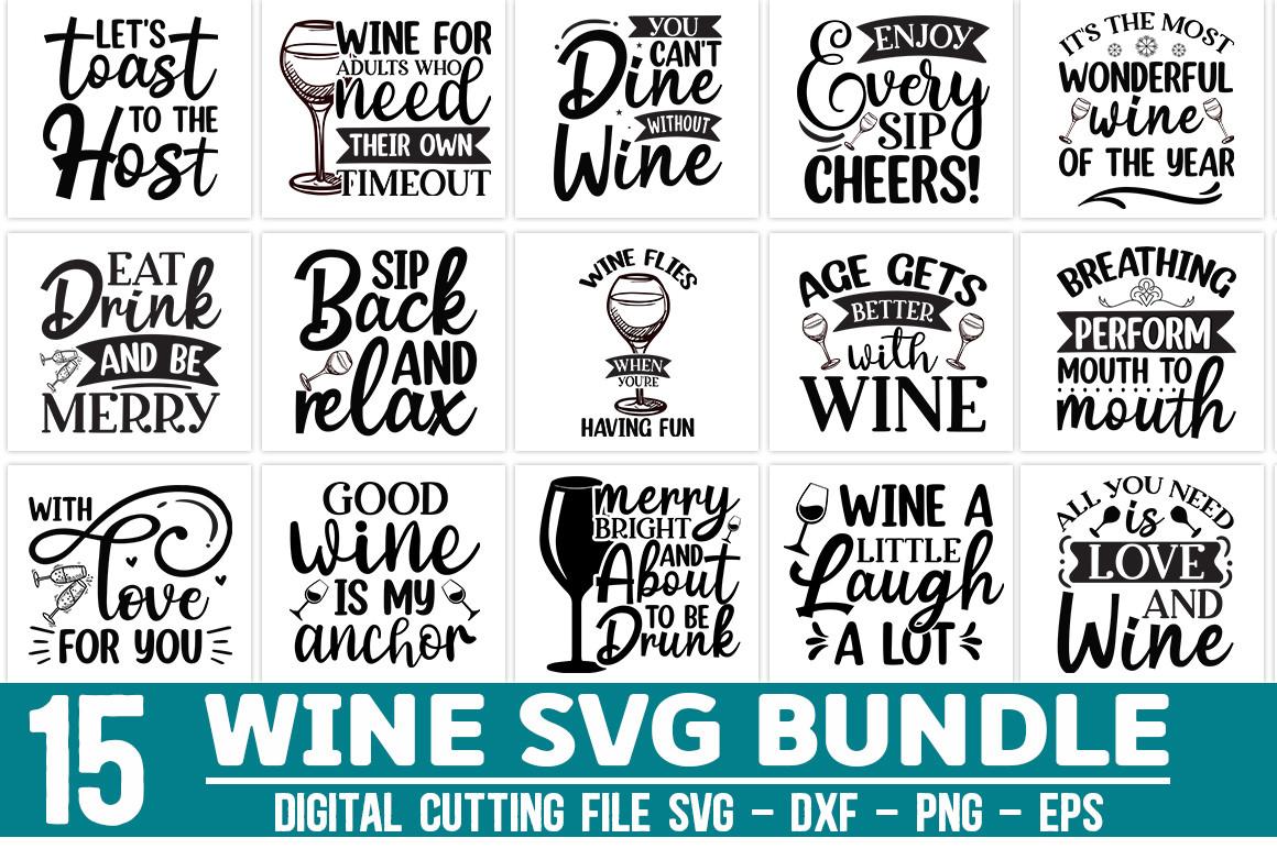 FREE Wine SVG Bundle