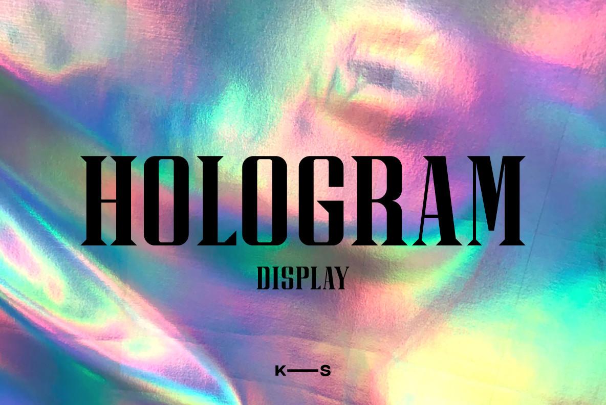 Hologram Font