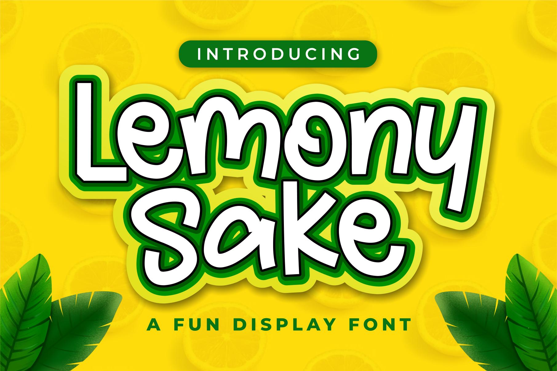 Lemony Sake Font