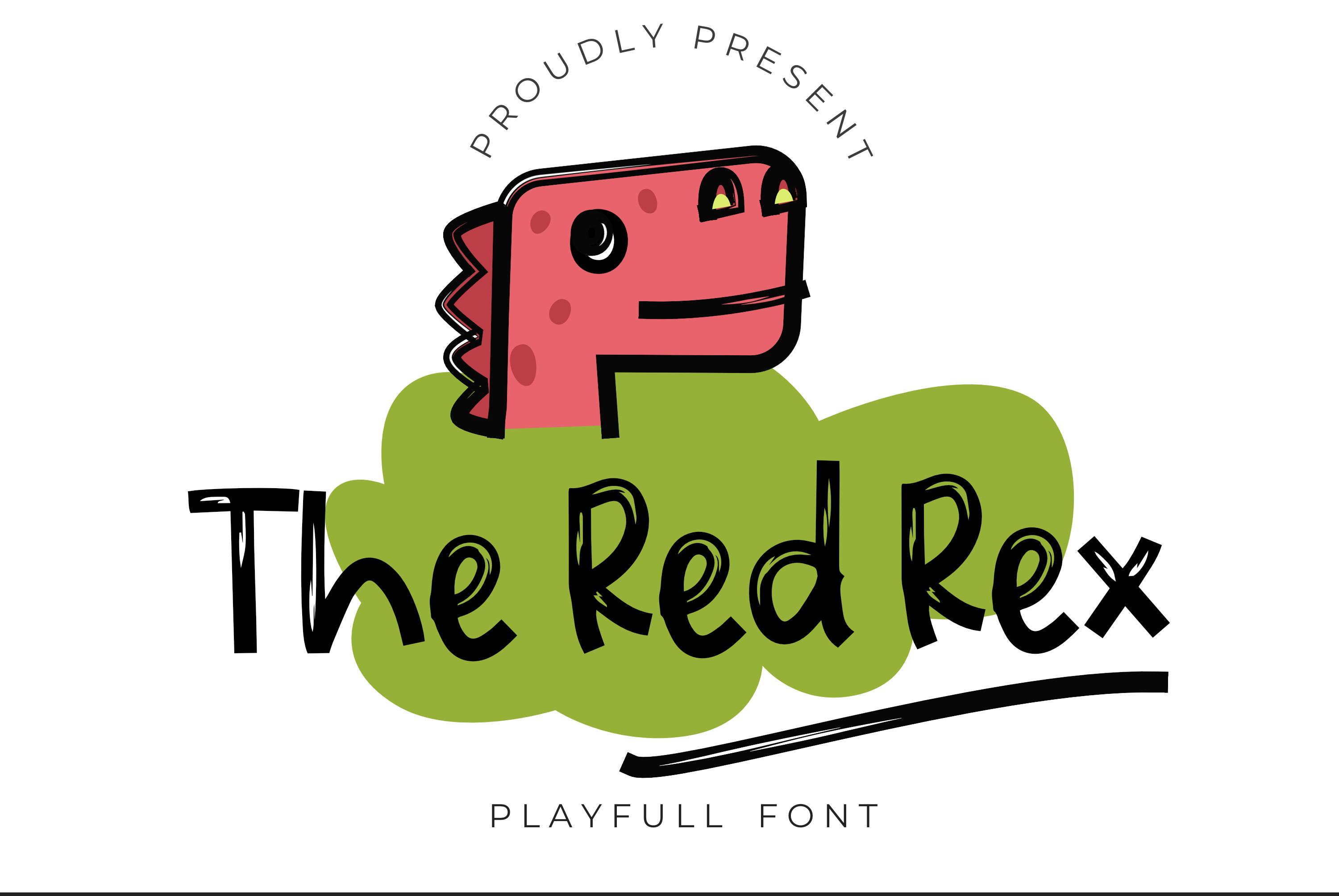 The Red Rex Font