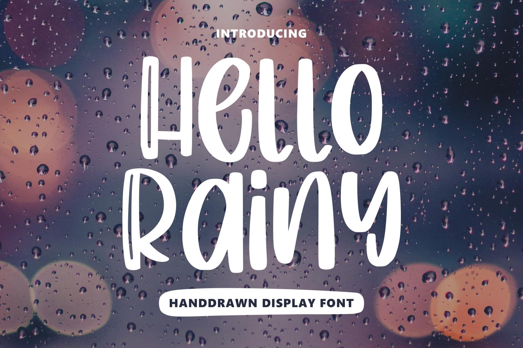 Hello Rainy Font