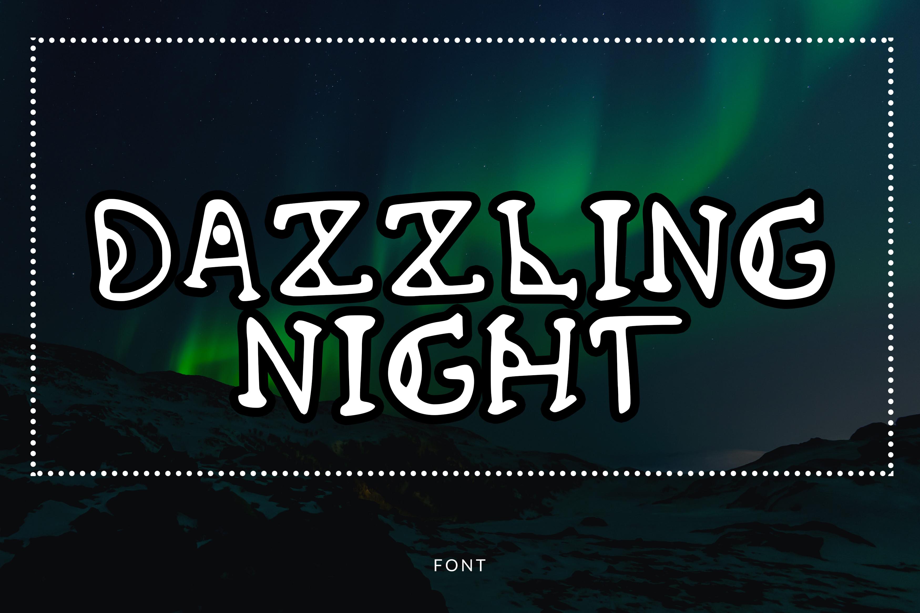 Dazzling Night Font