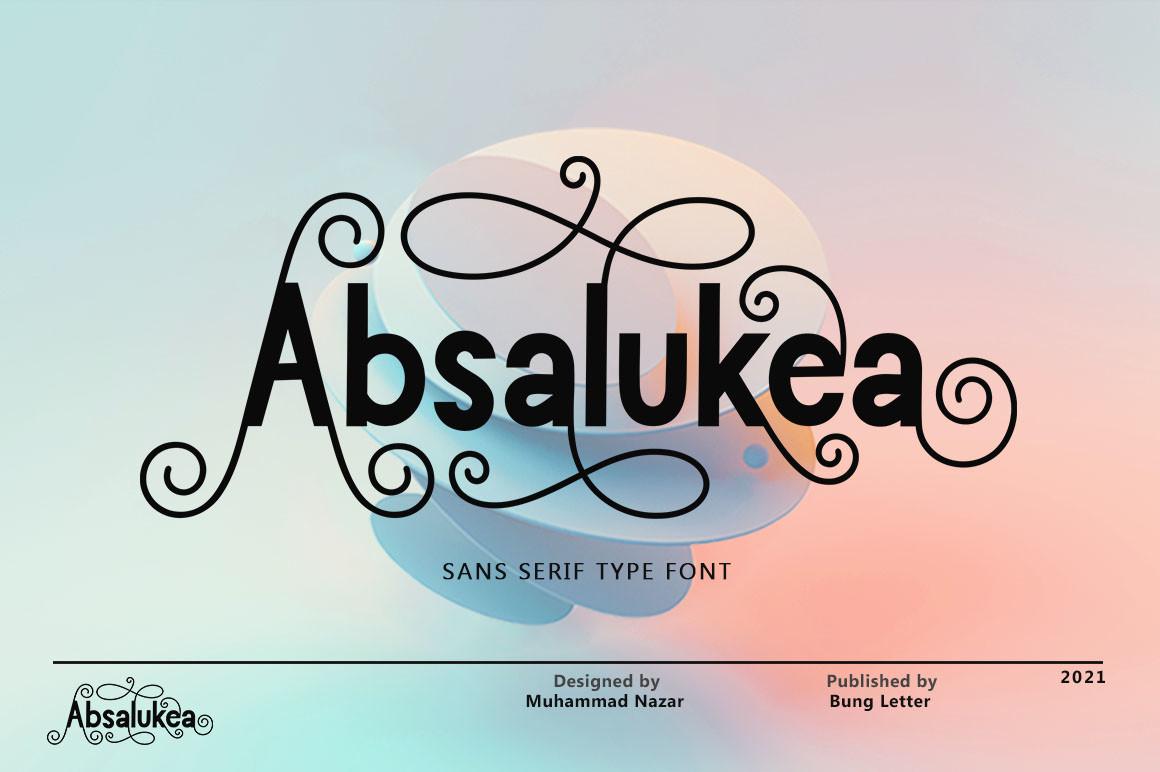 Absalukea Font