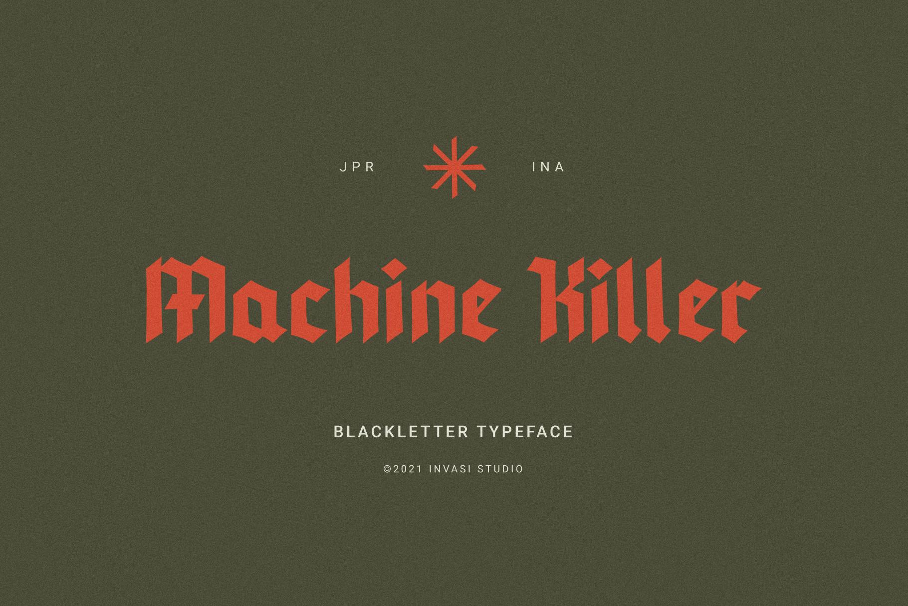 Machine Killer Font
