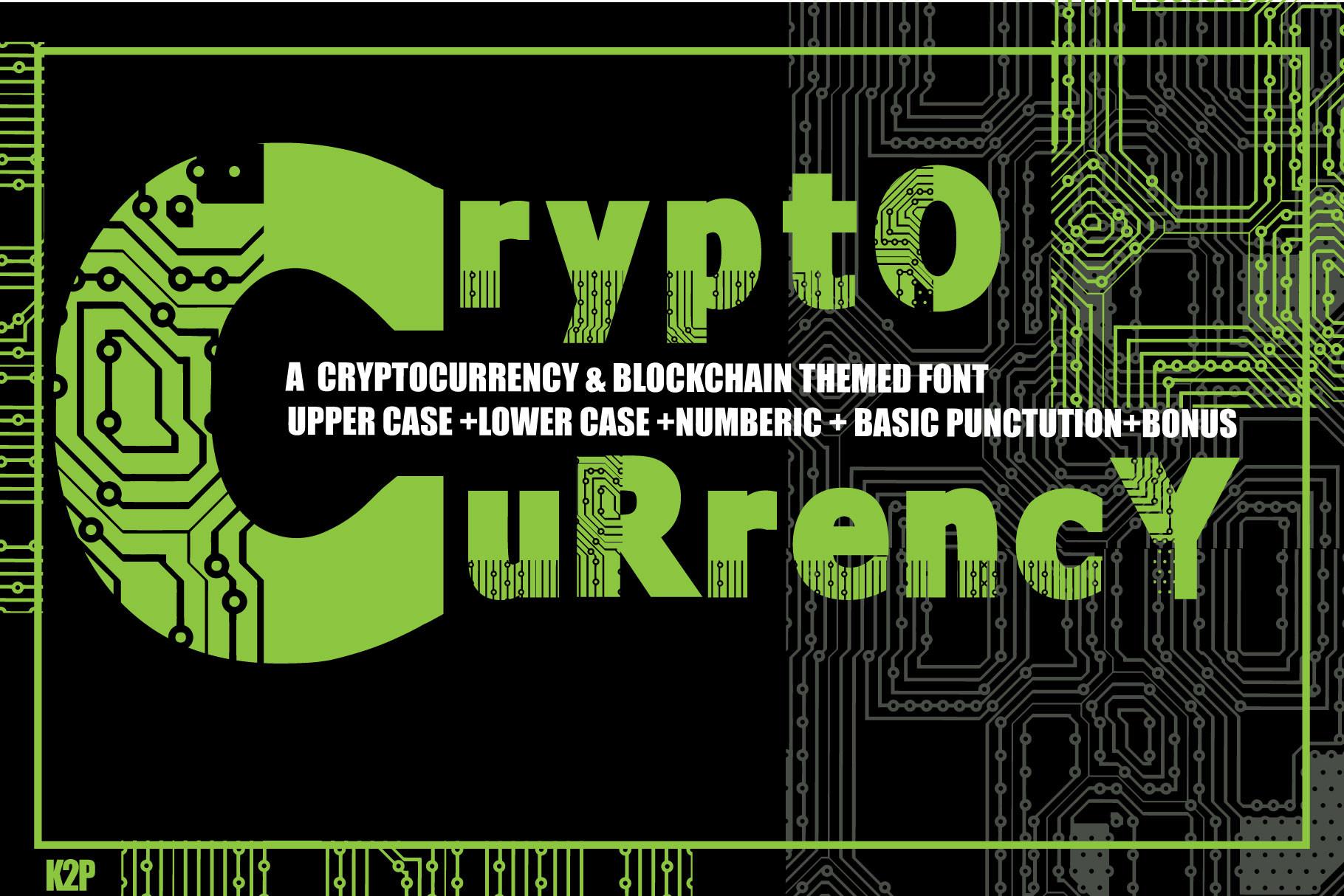 Cryptocurrency Font