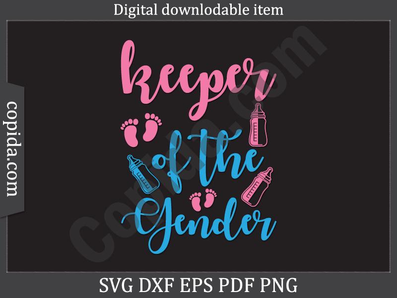 Keeper of the Gender Svg Printable File