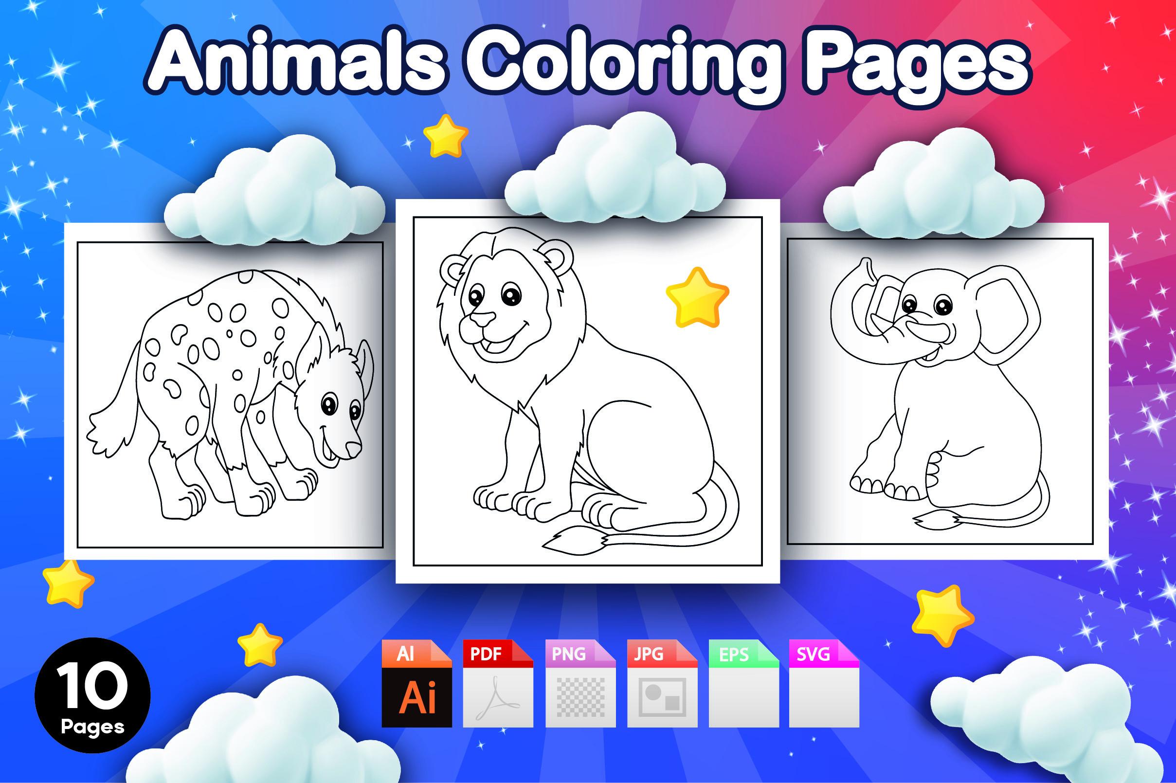 Animals Coloring Pages for Kids