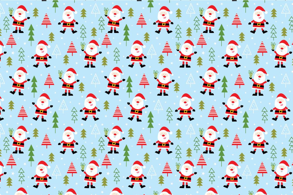 Santa Claus Seamless Pattern