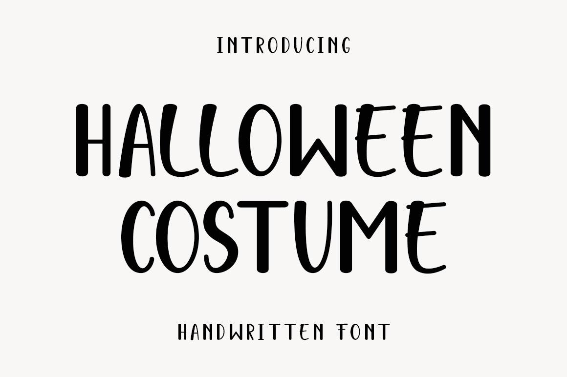 Halloween Costume Font