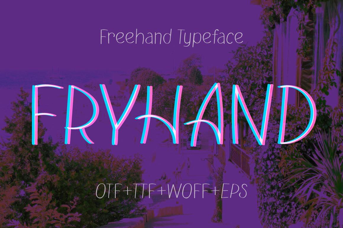 Fryhand Font