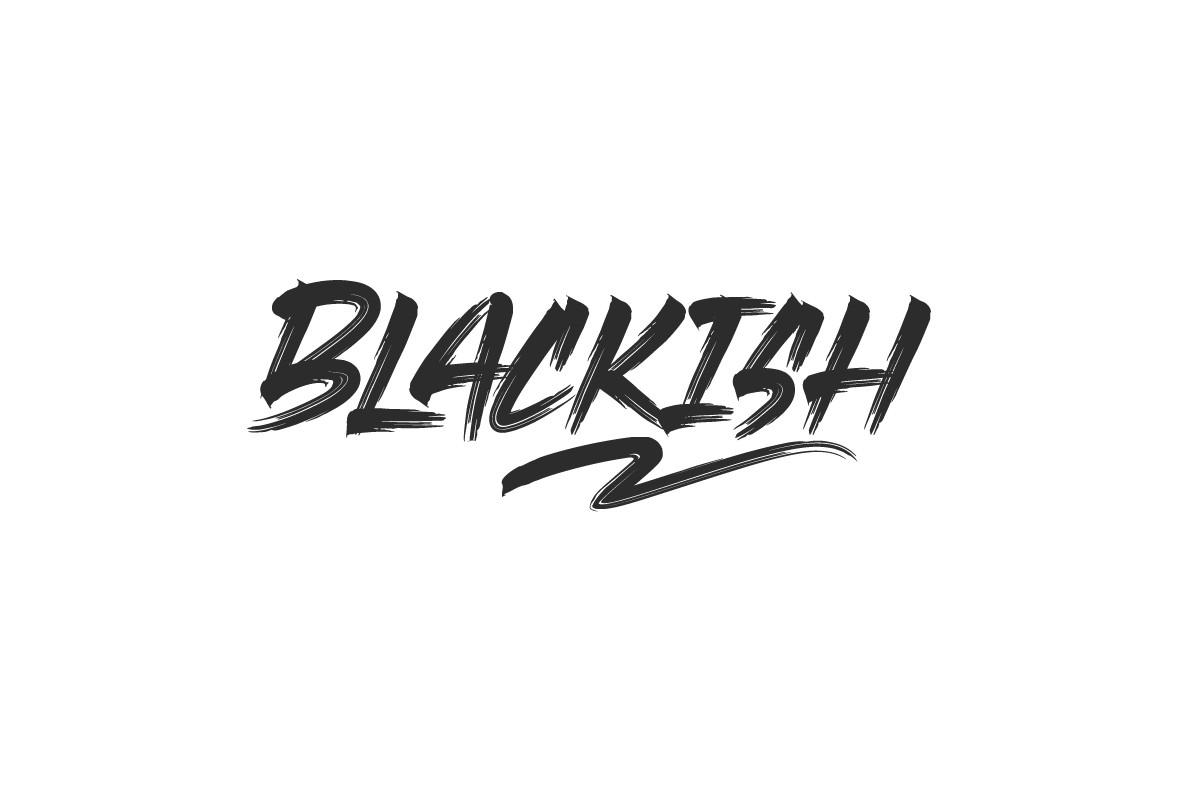 Blackish Font