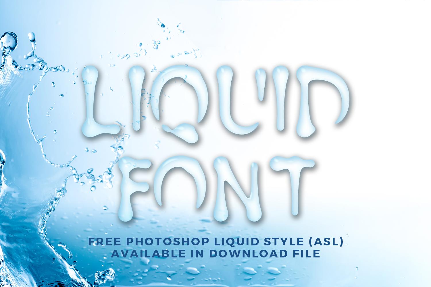Liquid Font