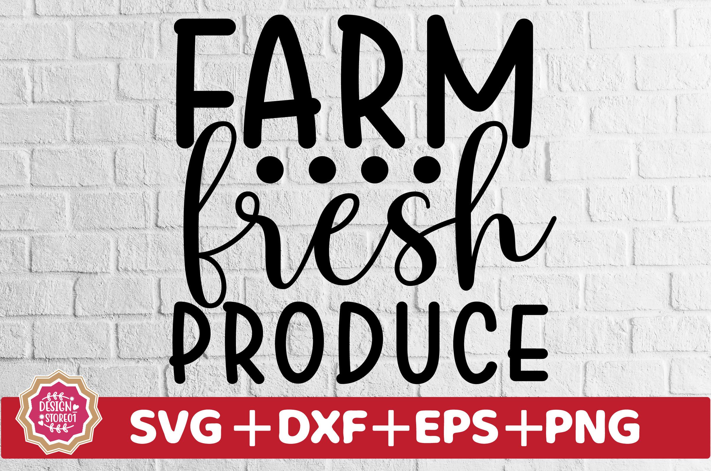 Farm Fresh Produce SVG